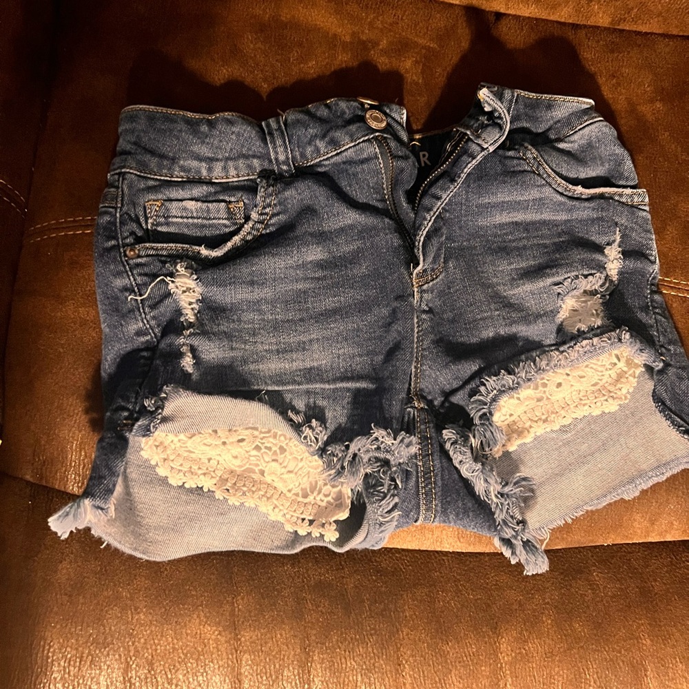 Mid Rise Shortie Shorts